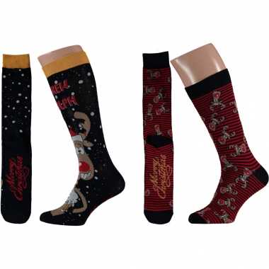2 pak foute kerstsokken voor heren brew dolph